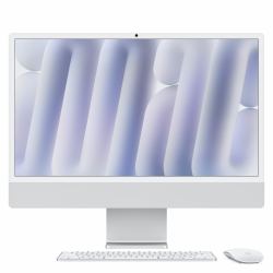 Apple iMac Apple M M4 59,7 cm [23.5] 4480 x 2520 Pixel PC All-in-one 16 GB 1 TB SSD macOS Sequoia Wi-Fi 6E [802.11ax] Argento (IMAC 24 M4 10/10/16 16GB 1TB - GE STD MM K+TID+NUM - SILVER) - Versione Tedesca