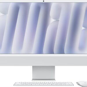 APPLE iMac Z1K1 59,62cm 23,5Zoll Nano Glas M4 10C CPU/10C GPU/16C N.E. 32GB 2TB SSD Gbit Eth MM NumKey TID DE Silber (Z1K1-MCR24D/A-07HWIF)