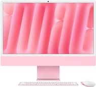 APPLE iMac Z1E6 59,62cm 23,5Zoll Standardglas M4 8C CPU/8C GPU/16C N.E. 16GB 256GB SSD Ohne Eth MM NumKey TID DE Rose (Z1E6-MWUG3D/A-07AJOV)