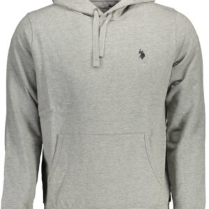 U.S. POLO FELPA SENZA ZIP UOMO GRIGIO