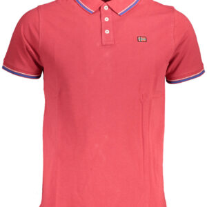 NORWAY 1963 POLO MANICHE CORTE UOMO ROSSO