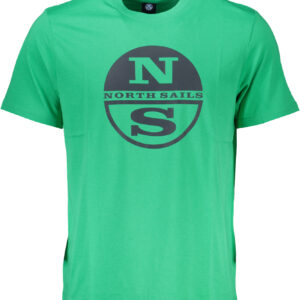 NORTH SAILS T-SHIRT MANICHE CORTE UOMO VERDE