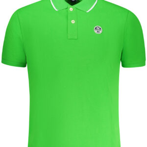 NORTH SAILS POLO MANICHE CORTE UOMO VERDE