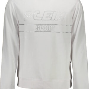 PLEIN SPORT FELPA SENZA ZIP UOMO BIANCO