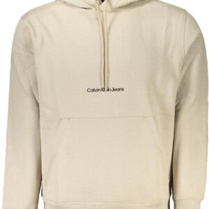 CALVIN KLEIN FELPA SENZA ZIP UOMO BEIGE