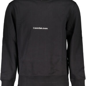 CALVIN KLEIN FELPA SENZA ZIP UOMO NERO