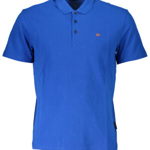 NAPAPIJRI POLO MANICHE CORTE UOMO BLU