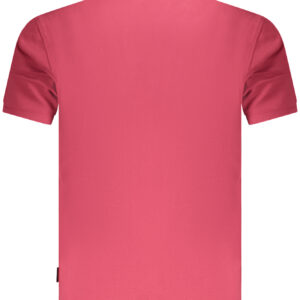 NAPAPIJRI POLO MANICHE CORTE UOMO ROSSO