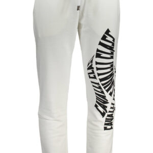 CAVALLI CLASS PANTALONE UOMO BIANCO