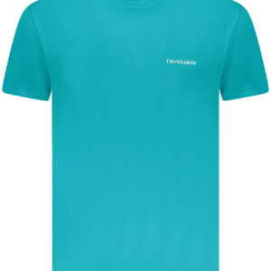 TRUSSARDI T-SHIRT MANICHE CORTE UOMO AZZURRO