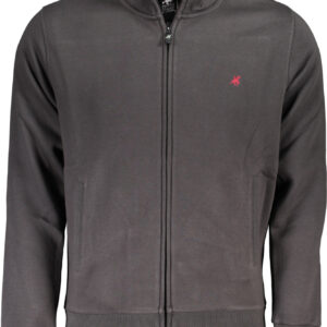 U.S. GRAND POLO FELPA CON ZIP UOMO GRIGIO