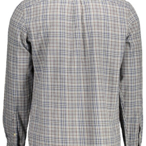 U.S. POLO CAMICIA MANICHE LUNGHE UOMO GRIGIO