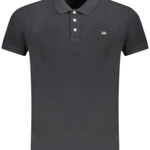 NORWAY 1963 POLO MANICHE CORTE UOMO NERO