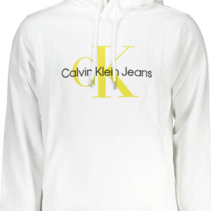 CALVIN KLEIN FELPA SENZA ZIP UOMO BIANCO