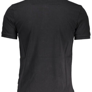 NAPAPIJRI POLO MANICHE CORTE UOMO NERO