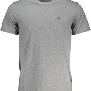 NAPAPIJRI T-SHIRT MANICHE CORTE UOMO GRIGIO