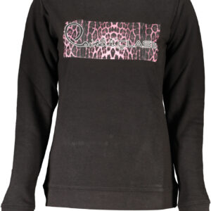 CAVALLI CLASS FELPA SENZA ZIP DONNA NERO