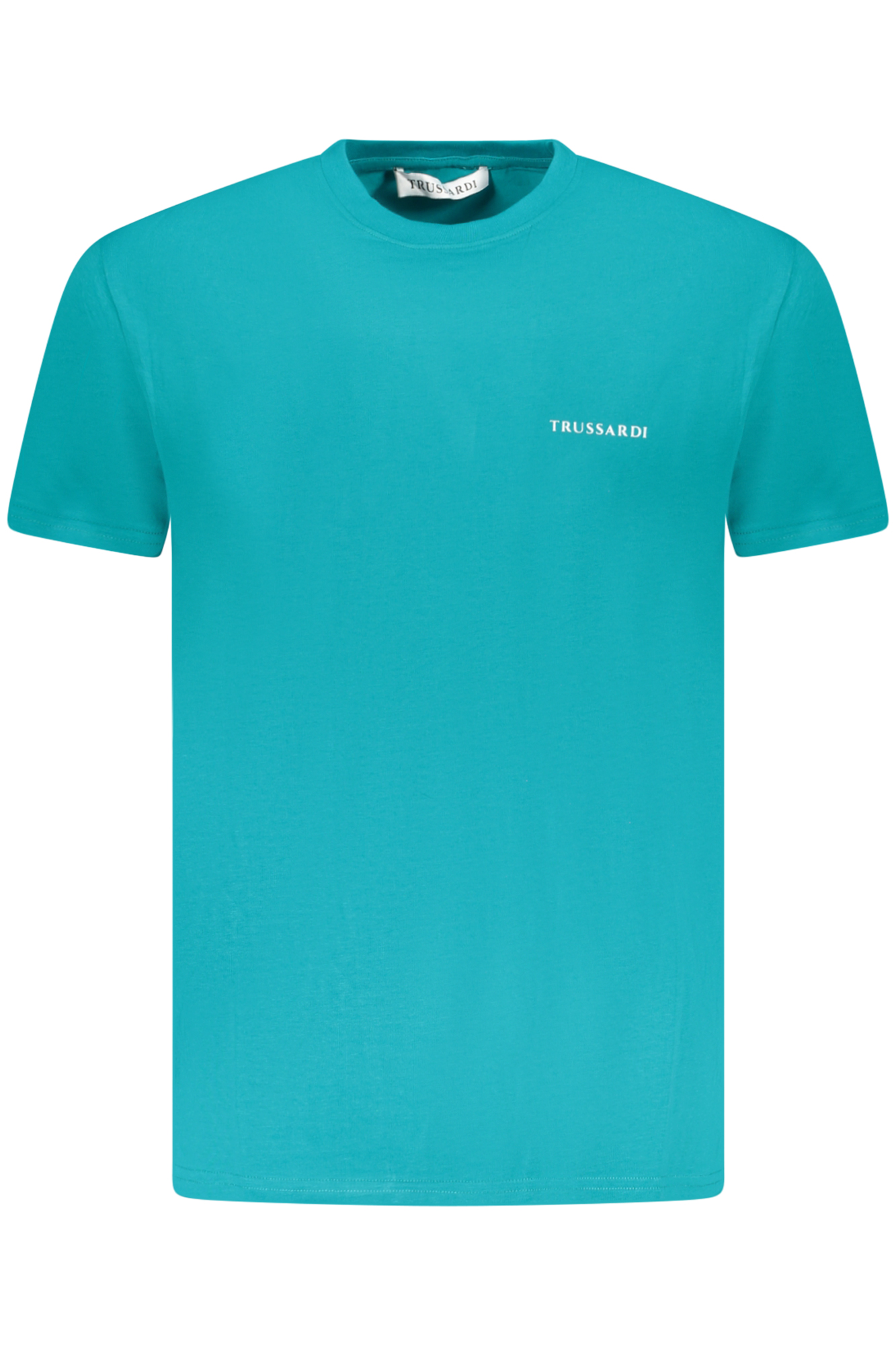 TRUSSARDI T-SHIRT MANICHE CORTE UOMO AZZURRO