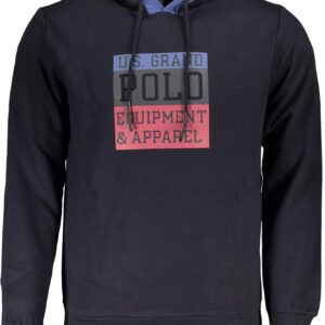 U.S. GRAND POLO FELPA SENZA ZIP UOMO BLU