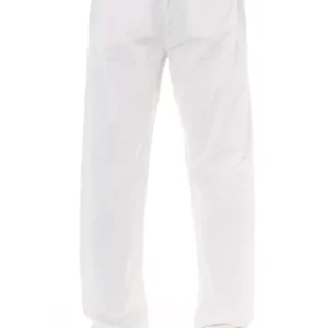 White Cotton Men Chino Pant