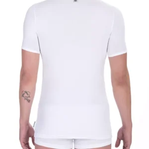 White Cotton Men T-Shirt Twin Pack