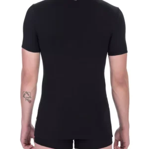 Black Cotton Men's T-Shirt
