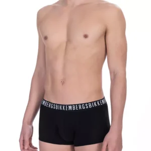 Black Cotton Men's Trunk Underwear Pack