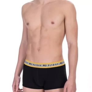 Black Cotton Men's Trunk Pack