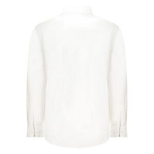 White Cotton Men Shirt