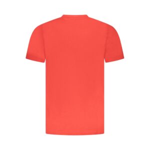 Red Cotton Men T-Shirt