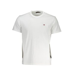 White Cotton Men T-Shirt