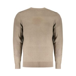 Brown Wool Men Sweater