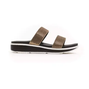 Beige Textile Women Sandal