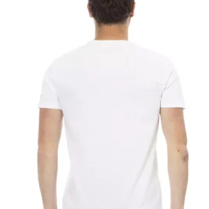 White Cotton Men T-Shirt