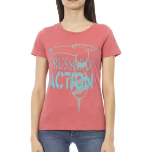 Multicolor Cotton Women T-Shirt