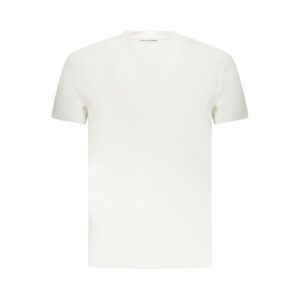 White Cotton Men T-Shirt