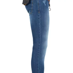 Blue Cotton Men's Slim Fit Jean