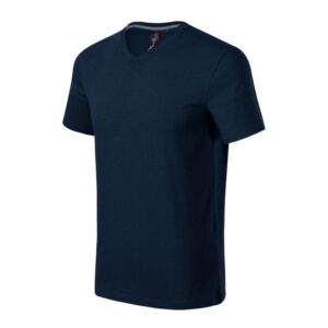 Maglietta scollo a V Malfini Action M MLI-70002 blu navy
