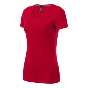 Maglietta scollo a V Malfini Action W MLI-70171 rosso formula