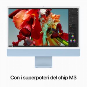 AIO IMAC 24M3 8C./GPU 10C. BLU 8GB/256GB SSD. 4.5K ETHERNET