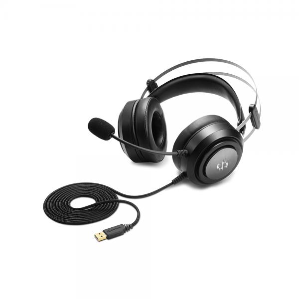 Sharkoon SKILLER SGH30 Cuffie Stereo Gaming Headset Usb Sound Card Virtual Sound 7.1 RGB