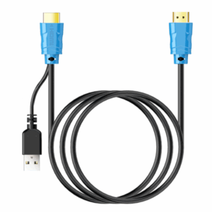 Atlantis Deviatore Kvm Hdmi Switch Usb a 2 Porte con 2 Cavi di Collegamento