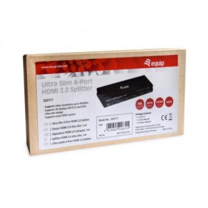 Conceptronic Splitter Hdmi a 2 Porte 4K