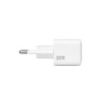 Vultech Caricatore Adattatore Universale 1 Porta Type-C PD 20 QC 3.0 20W Bianco
