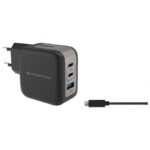 Conceptronic Althea17b 3-Port 67W Gan Usb Pd Charger
