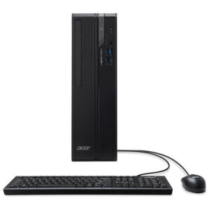 Acer Veriton X VX2720G PC Desktop i3-14100 8GB 512GB SSD Win11 Pro Nero