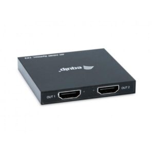 Equip Splitter HDMI 2 Porte 4K Ultra HD 60Hz Nero Ultra Slim - Accessorio Video