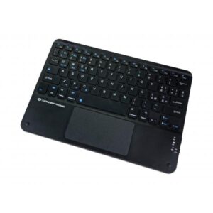 Tastiera Bluetooth QWERTY Italiana Conceptronic TOBIN01BIT con Touchpad Nero Universale