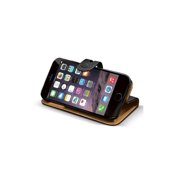 Celly Bk Pu Wallet Case For iPhone 6 Plus