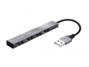 HUB TRUST Halyx Mini 4 Port USB Allumini